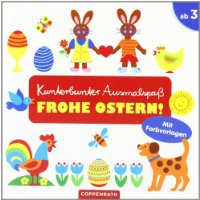 Kunterbunter Ausmalspaß: Frohe Ostern!