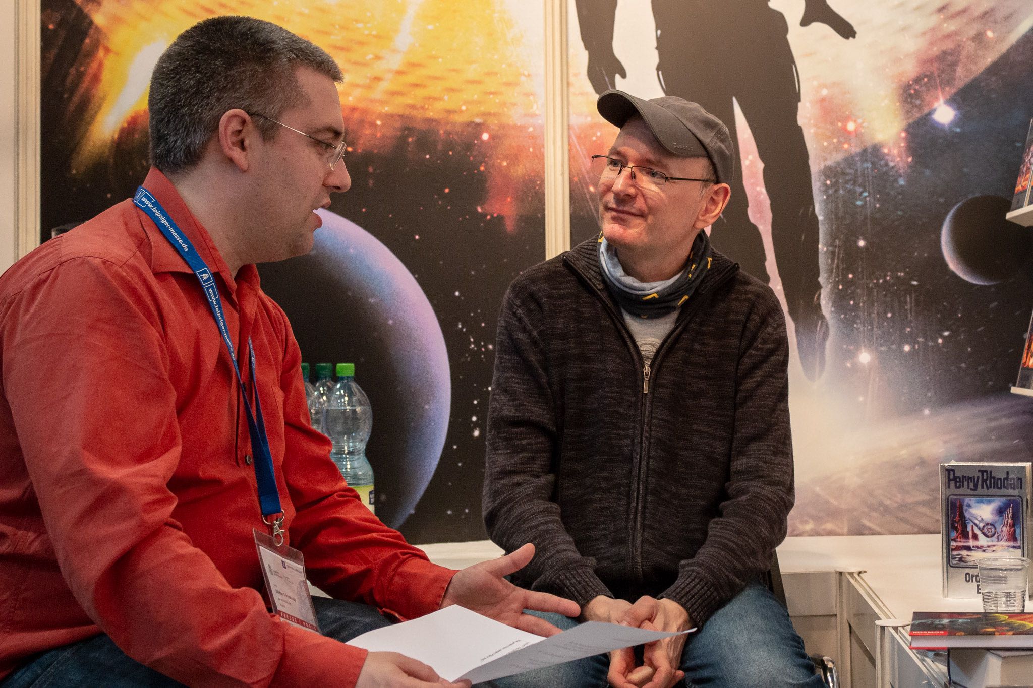 Christoph Dittert im Interview auf der Buchmesse Leipzig