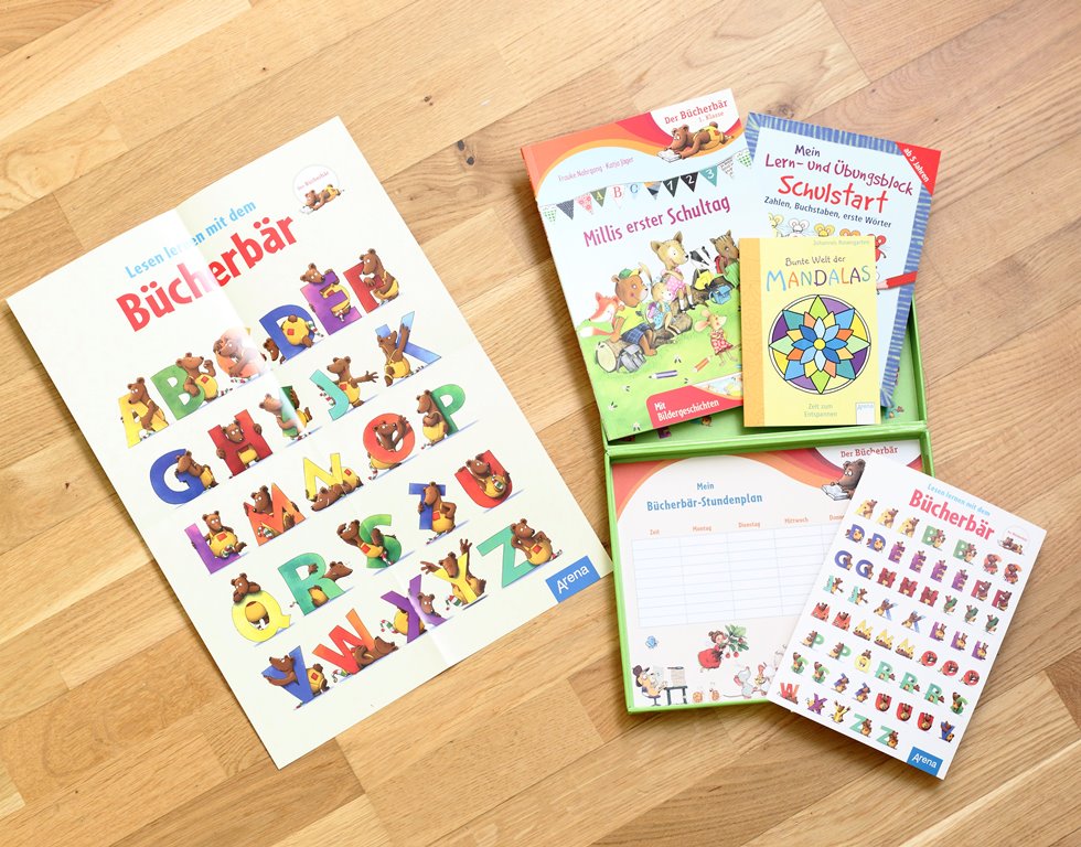 Der Bücherbär: Meine Lernspielbox zum Schulanfang