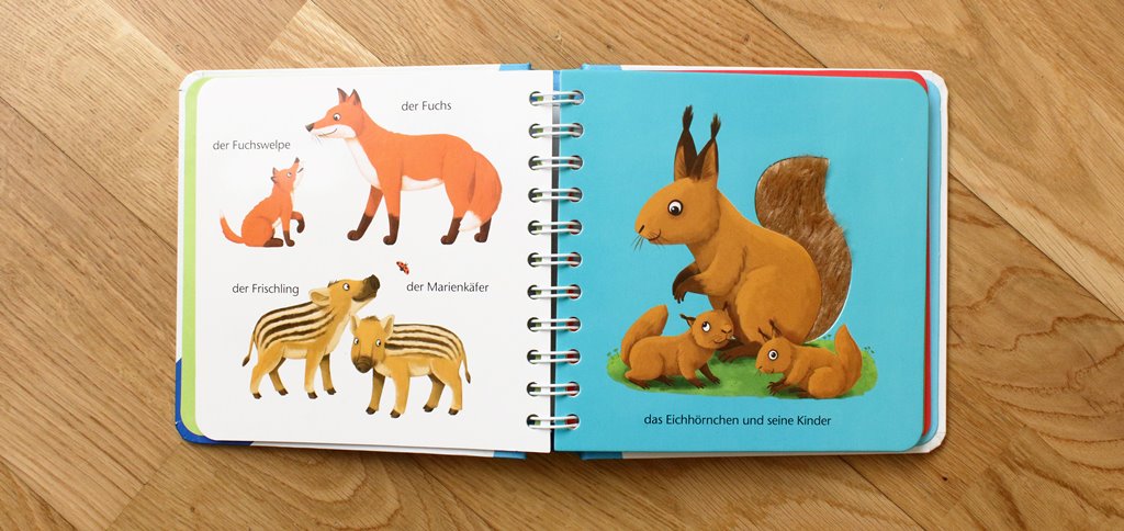 Mein erstes Wörterbuch zum Fühlen: Tierkinder