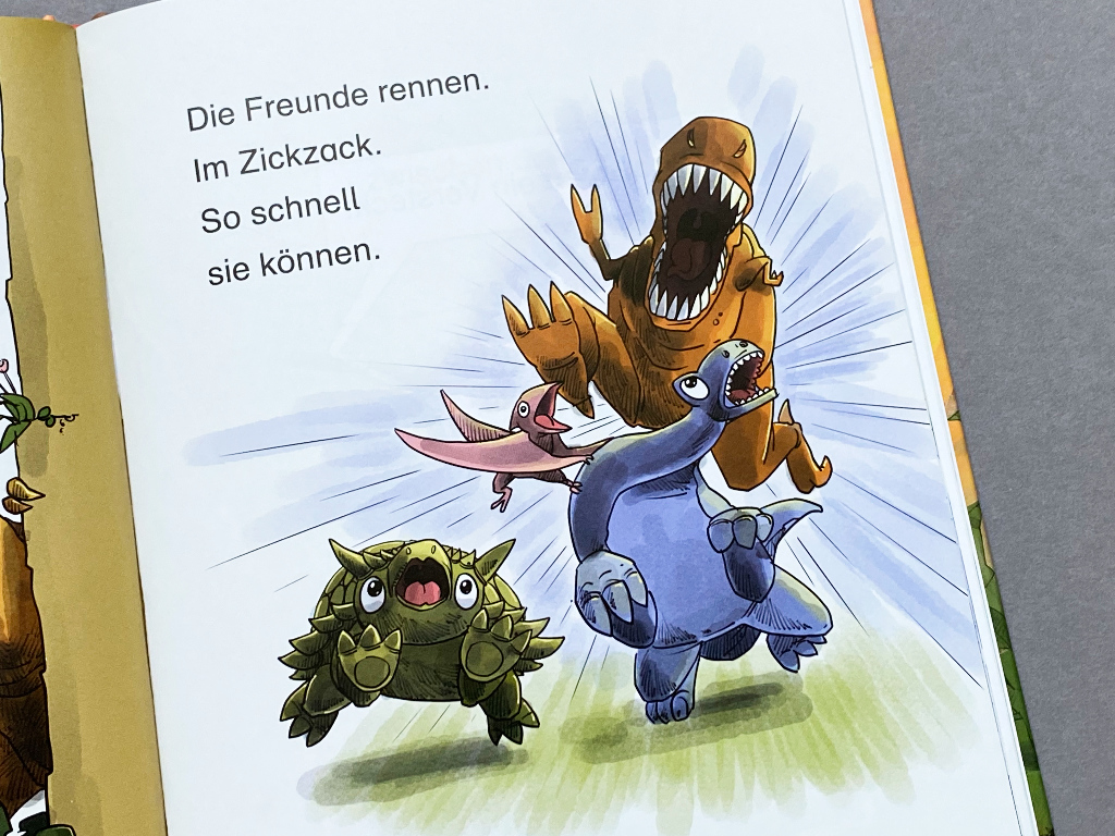 Einfach selbst lesen: Flucht vor dem T-Rex