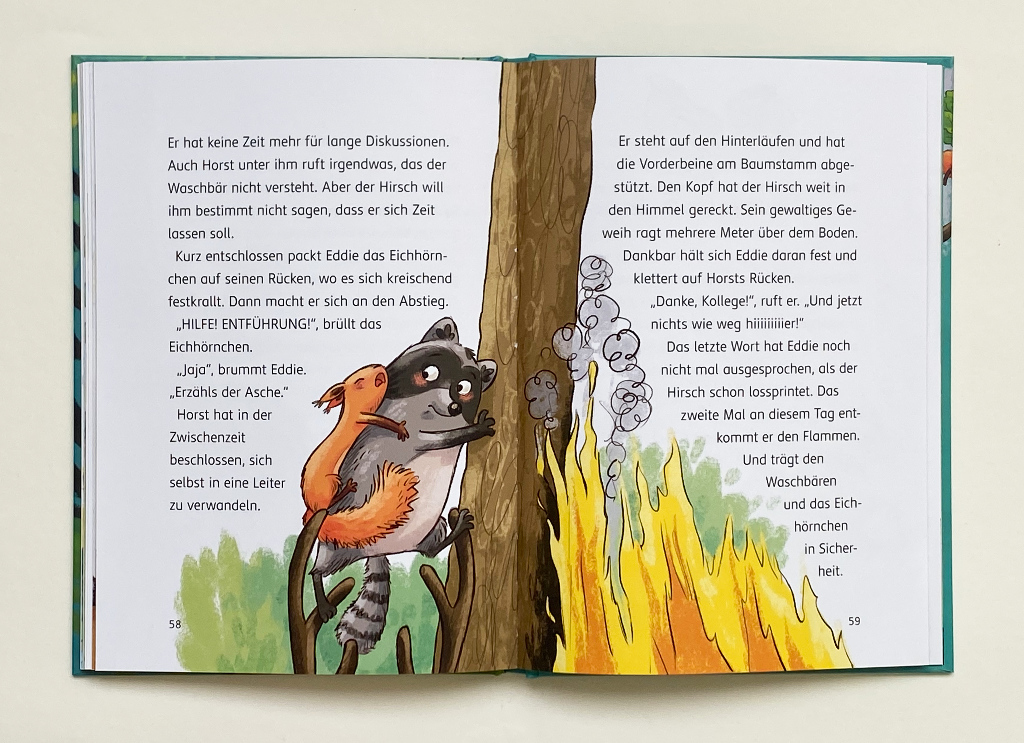 Die Tier-Feuerwehr: Ein Waschbär greift ein