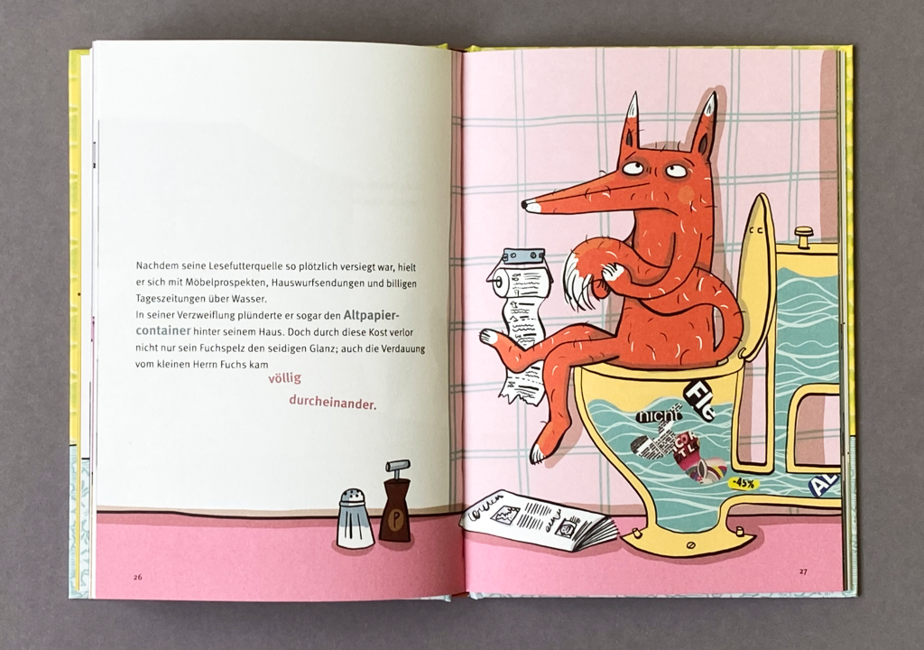 Herr Fuchs mag Bücher