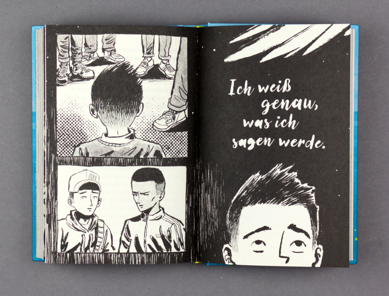 Der Junge in den falschen Schuhen