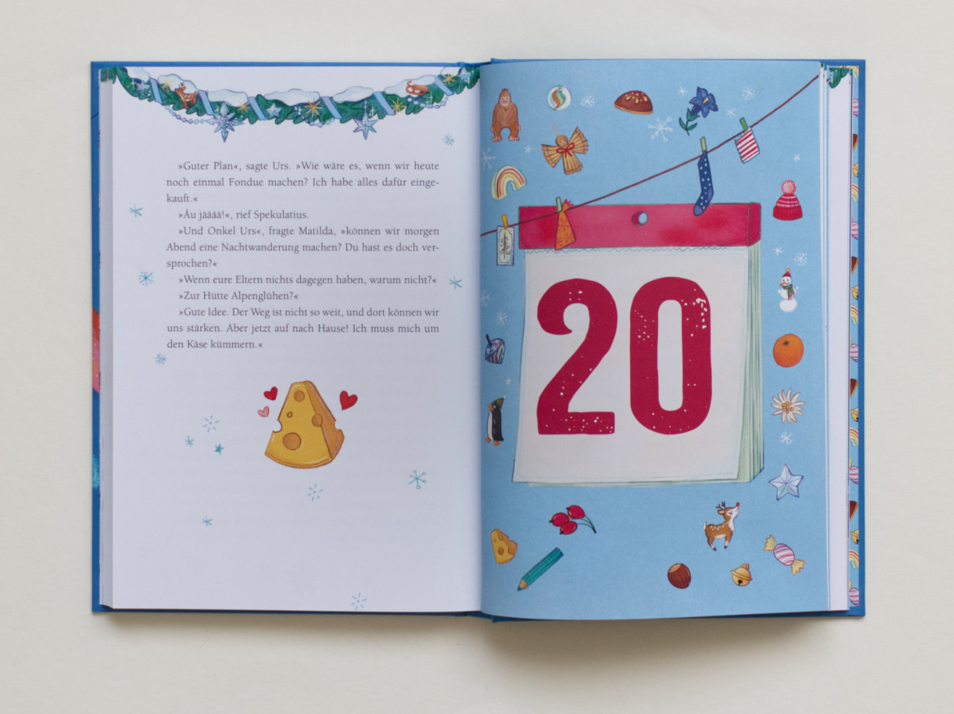 Spekulatius, der Weihnachtsdrache, und der Schneeriese