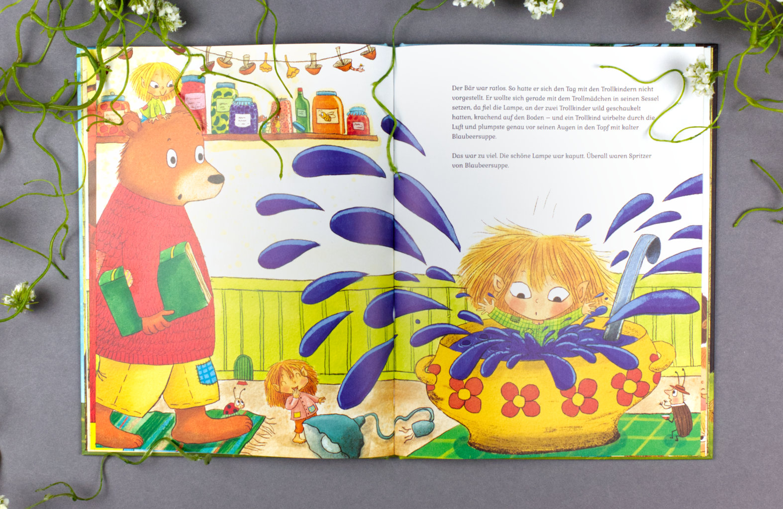 Outi Kaden: Ein Trollkind in der Blaubeersuppe