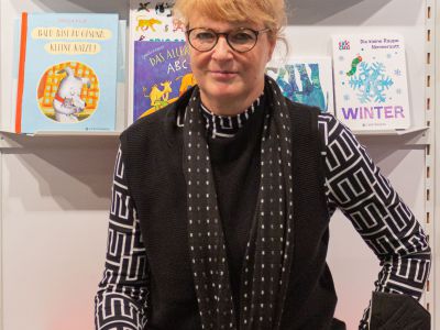 Daniela Kulot im Gespräch auf der Frankfurter Buchmesse