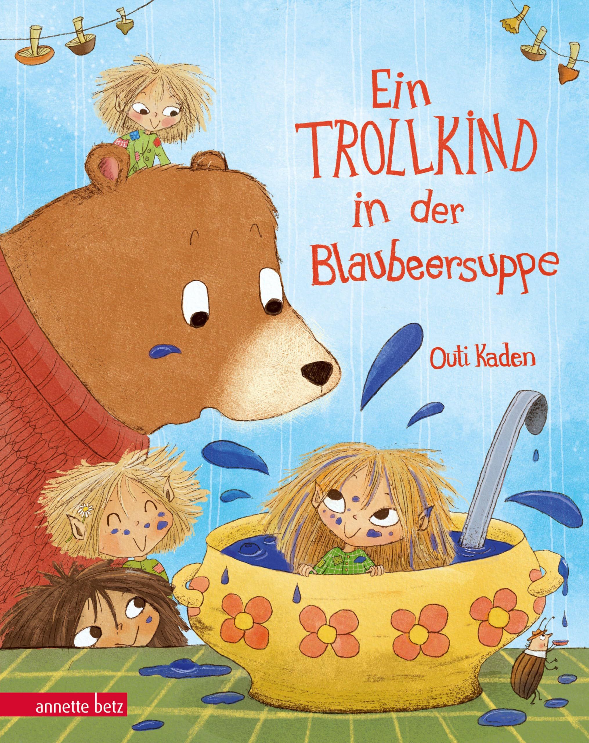 Ein Trollkind in der Blaubeersupe