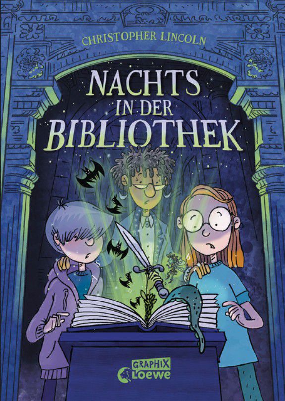 Nachts in der Bibliothek